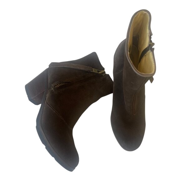 Bussola Women’s Brown Suede Smog Joust Ankle Booties size 6 M - Picture 4 of 11